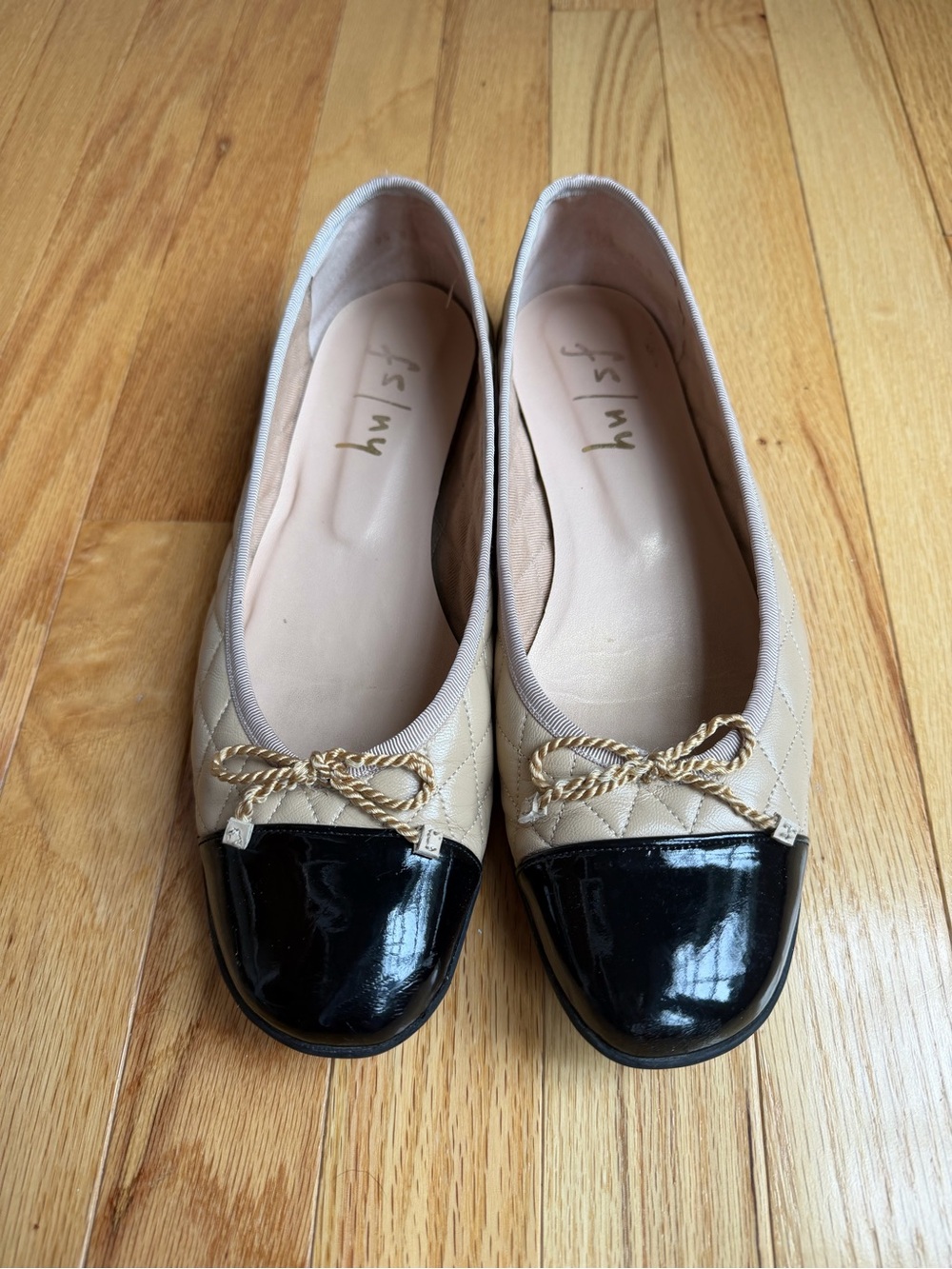 French Sole Passport Rubber Sole Beige/Black